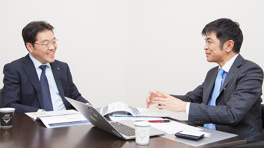 株式会社アテナ青木氏と株式会社イノベーション富田